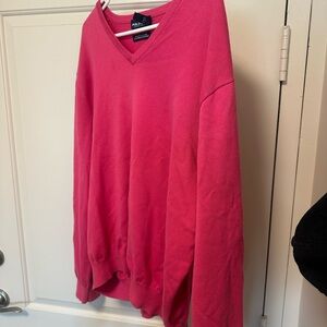 Polo by Ralph Lauren Men's V-Neck Sweater - Pink